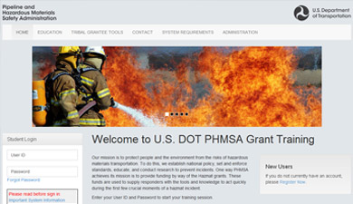 PHMSA HMEP Training image