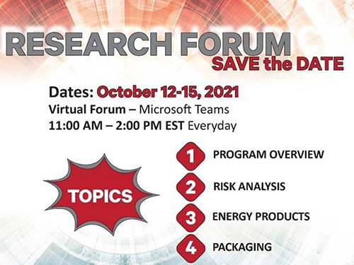 Research Forum Save the Date
