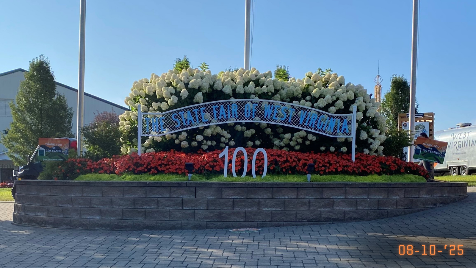 Photo of the West Virginia State Fair entrance